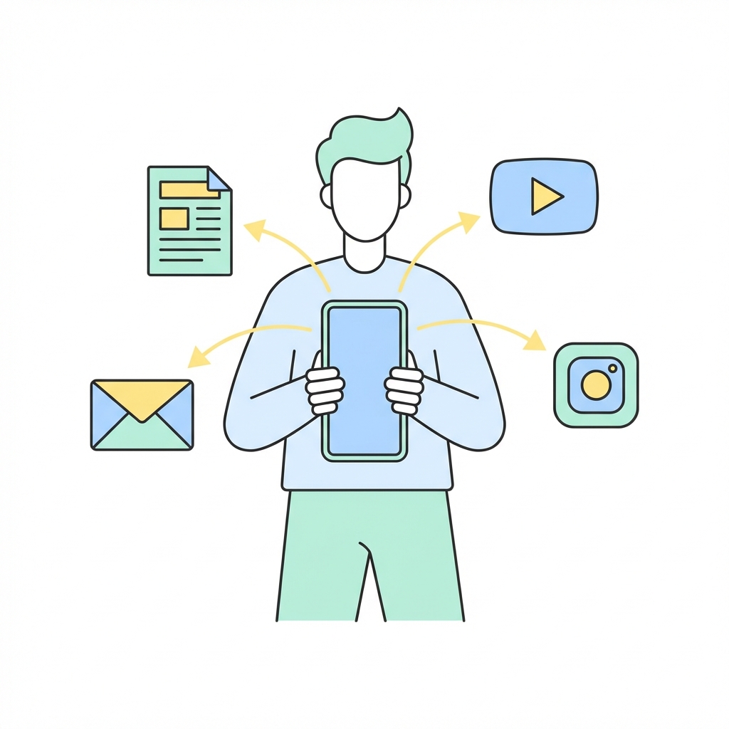 Share your link across channels