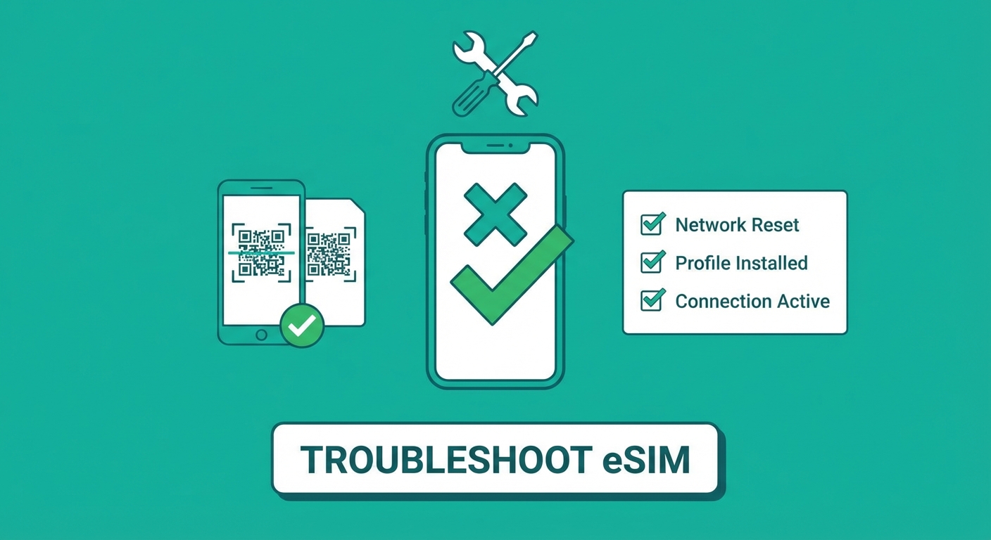 eSIM troubleshooting guide
